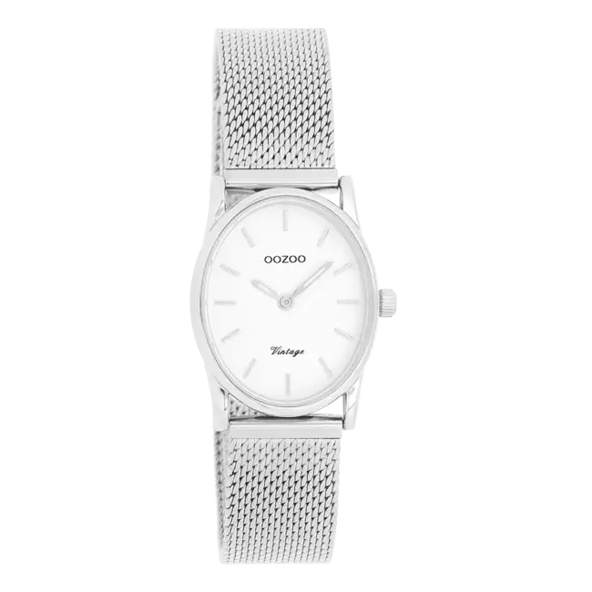 Oozoo Uurwerk Lieve Zilver 22x28mm