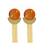 Maison Cachet Oorring Floches Dorées Cognac