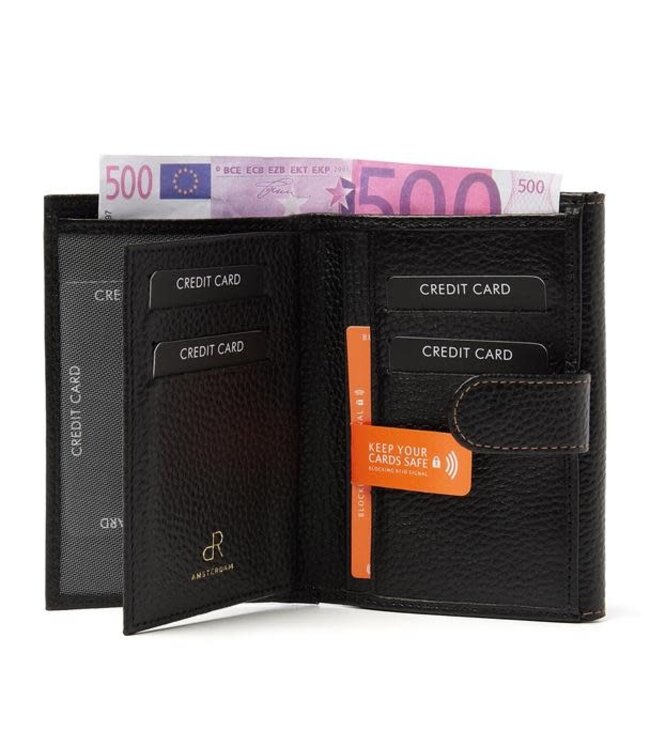 DR Amsterdam Portemonnee Elise Zwart