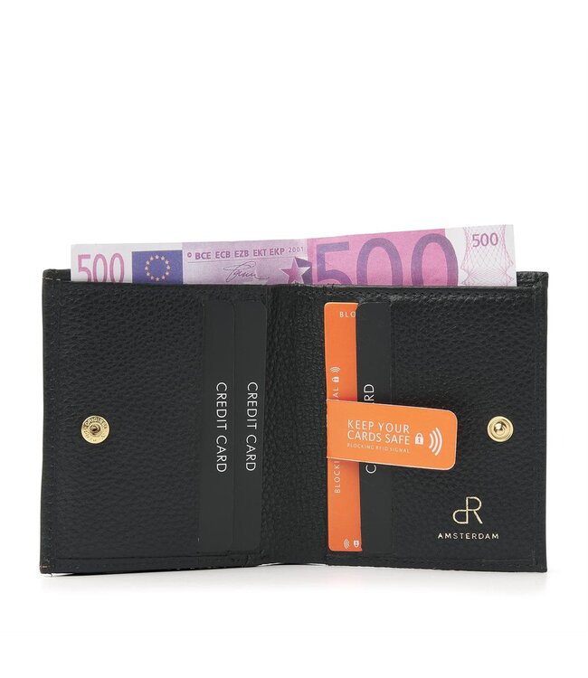 DR Amsterdam Portemonnee Esmee Zwart