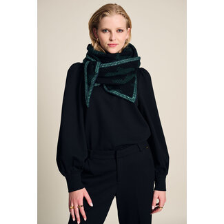 POM Amsterdam Sjaal Camo Green Black