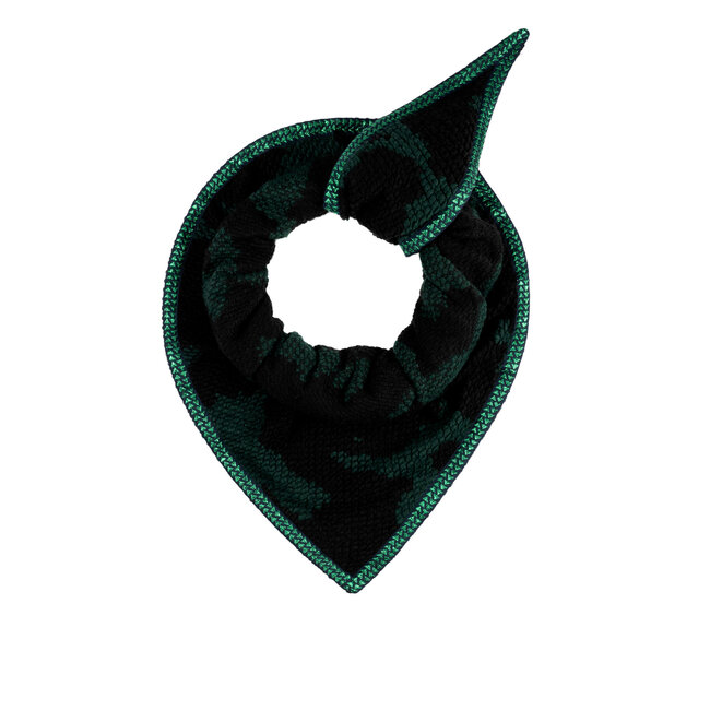 POM Amsterdam Sjaal Camo Green Black
