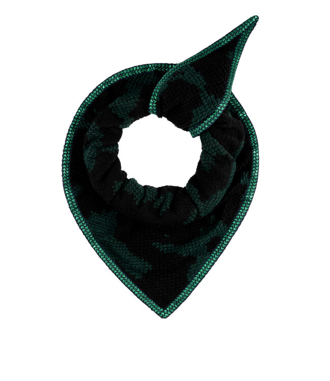 POM Amsterdam Sjaal Camo Green Black