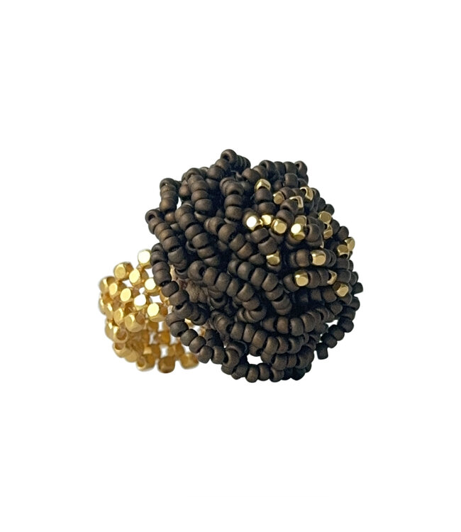 Ibu Jewels Ring Rose Bronze