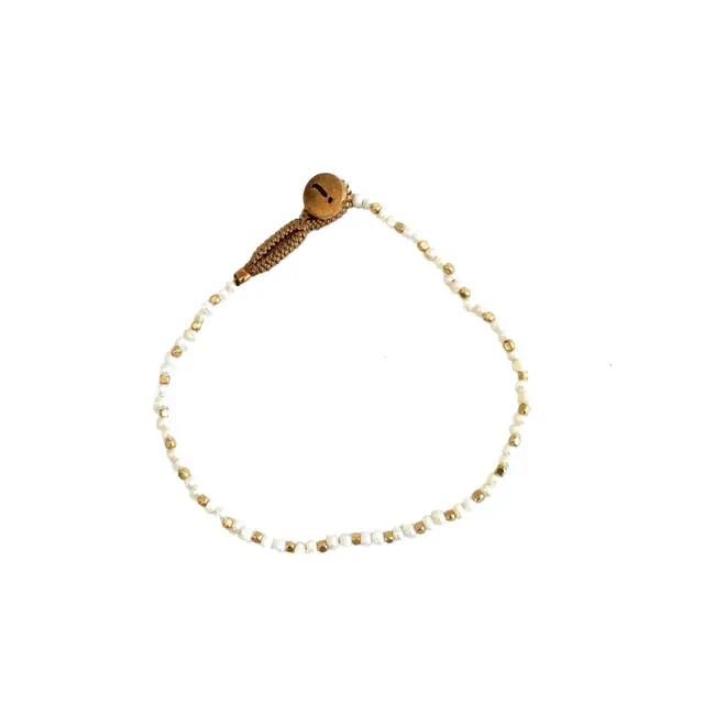Ibu Jewels Armband Lulu Stone Dot Pearl