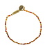 Ibu Jewels Armband Lulu Stone Dot Carnelian