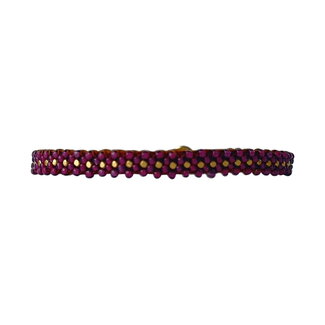 Ibu Jewels Armband Lace Maroon