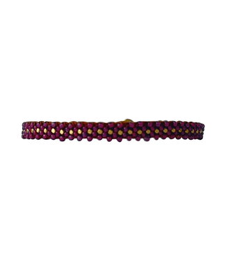 Ibu Jewels Armband Lace Maroon