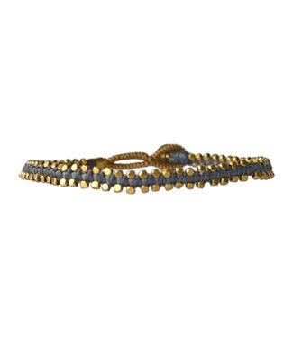 Ibu Jewels Armband Jill Army Gunmetal