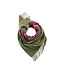 Codello Sjaal Triangle Wool Stripe Green