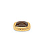 MelanO KO Bali gem framed Bronzite 22mm