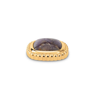 MelanO KO Bali gem framed Purple crazy 22mm