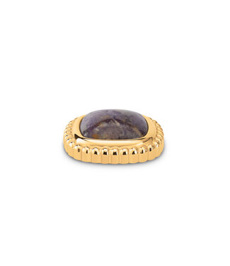 MelanO KO Bali gem framed Purple crazy 22mm