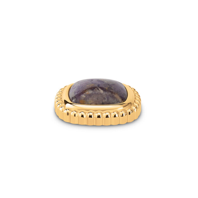 MelanO KO Bali gem framed Purple crazy