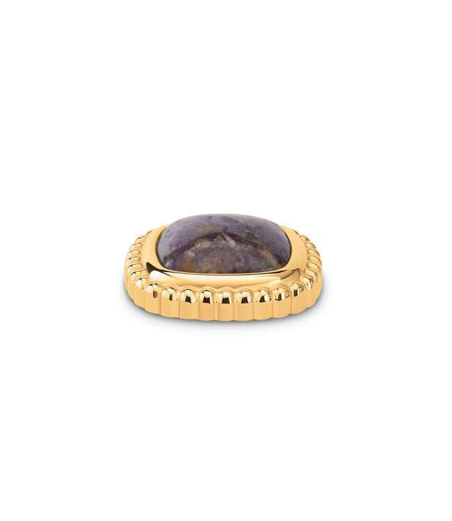 MelanO KO Bali gem framed Purple crazy