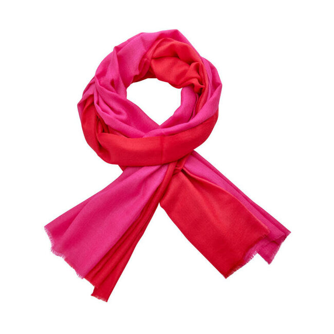 Les Cordes Sjaal LCSCARVES166  Fuchsia