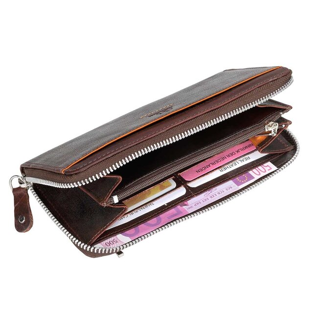 DR Amsterdam Portemonnee Elina Brown