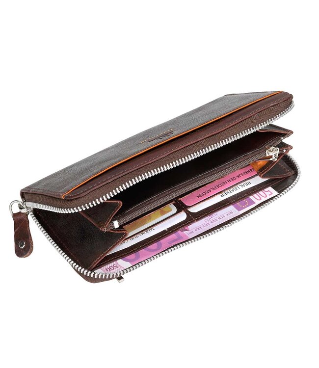 DR Amsterdam Portemonnee Elina Brown
