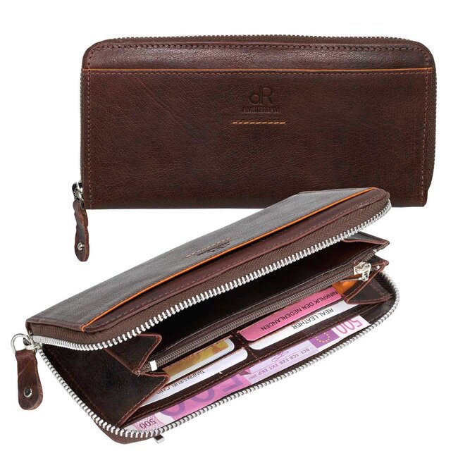 DR Amsterdam Portemonnee Elina Brown