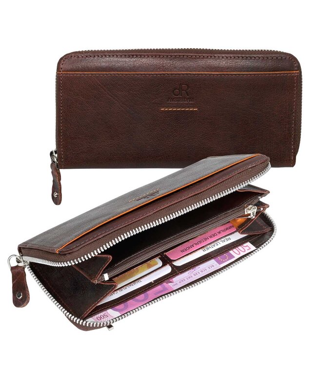 DR Amsterdam Portemonnee Elina Brown