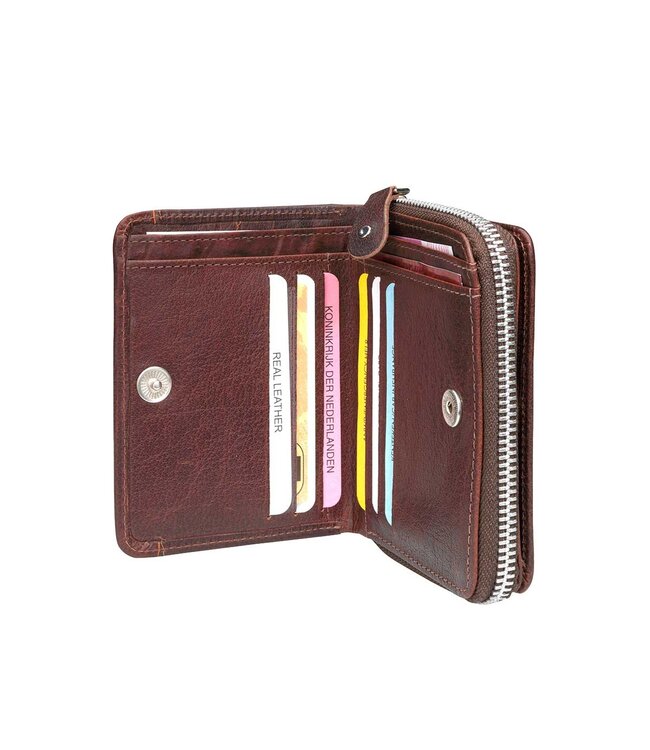 DR Amsterdam Portemonnee Evita Brown