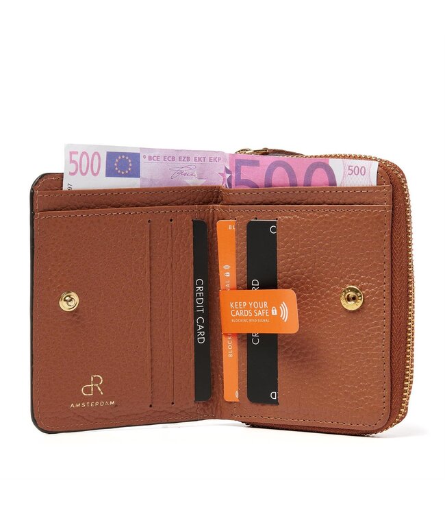 DR Amsterdam portemonee Nina Mocha