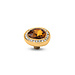 MelanO Twisted Droplet cz Smoked amber