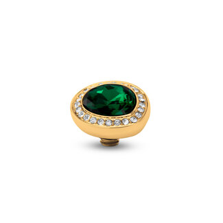 MelanO Twisted Droplet cz Majestic green