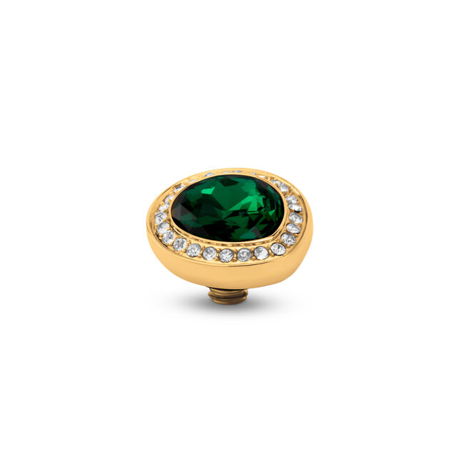 MelanO Twisted Droplet cz Majestic green