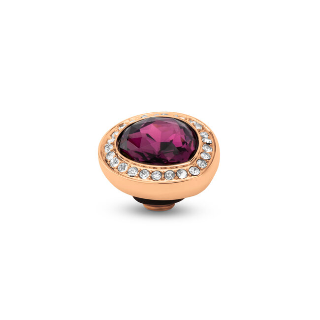 MelanO Twisted Droplet cz Amethyst