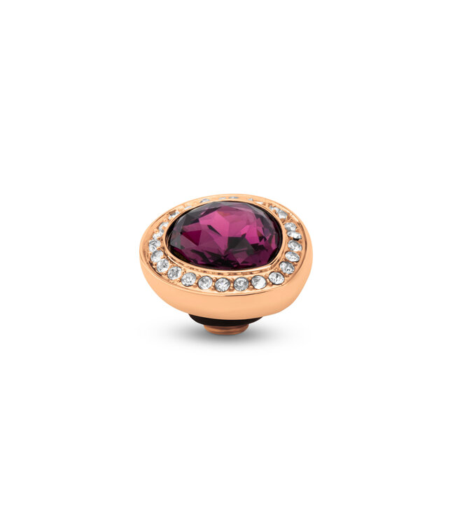 MelanO Twisted Droplet cz Amethyst