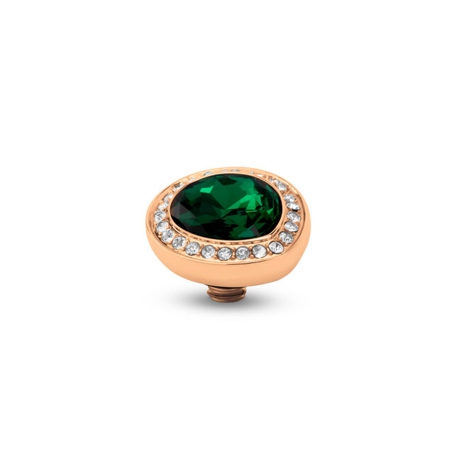 MelanO Twisted Droplet cz Majestic green