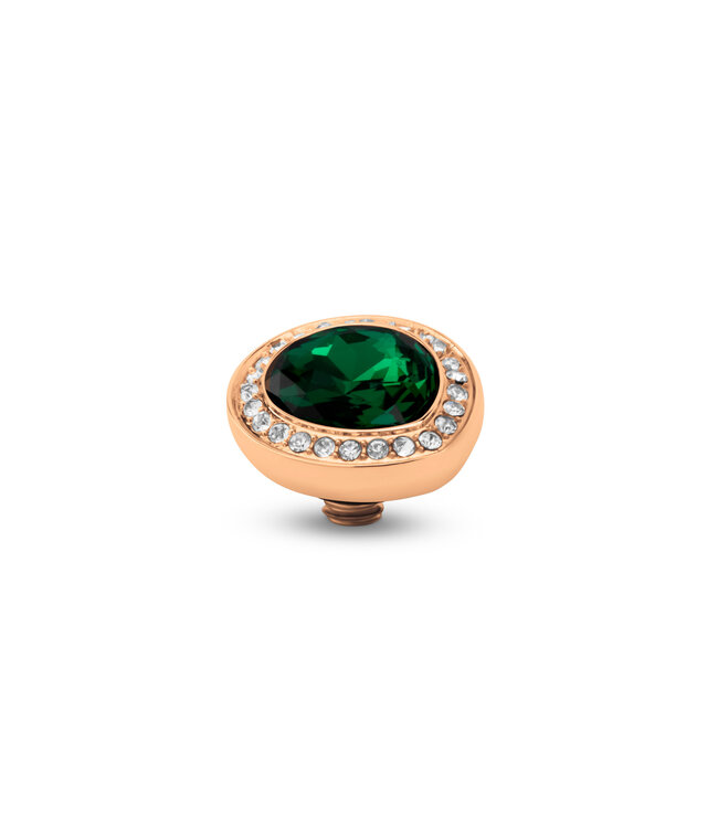 MelanO Twisted Droplet cz Majestic green