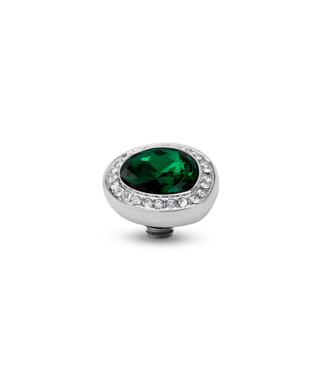 MelanO Twisted Droplet cz Majestic green