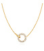Ania Haie Halsketting Interlinked Circles Pavé Gold