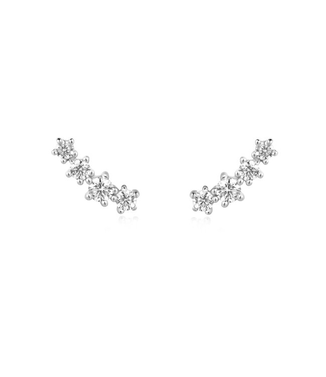 Ania Haie Oorring Sparkle Climber Studs