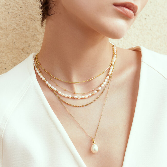 Ania Haie Halsketting Freshwater Pearl Pendant
