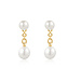 Ania Haie Oorring freshwater pearl stud ear jackets gold