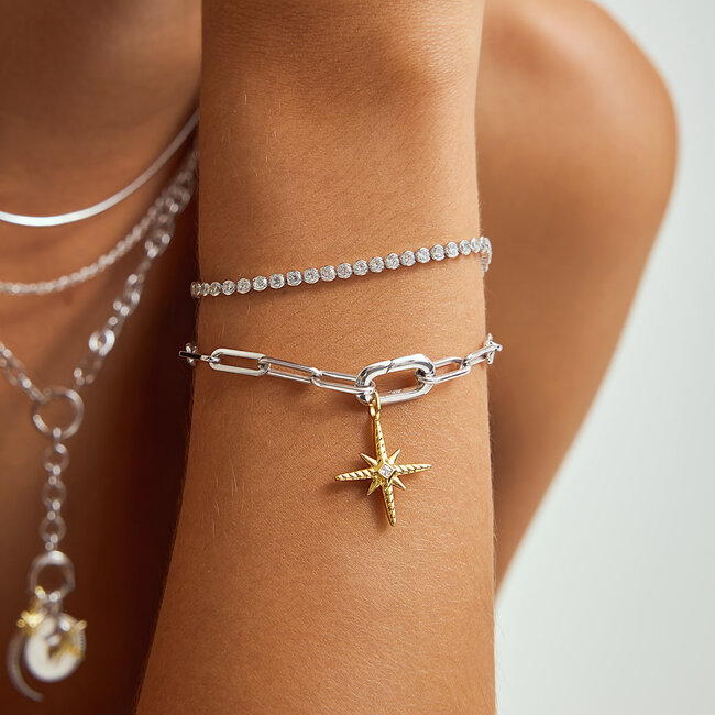 Ania Haie Armband Row Bezel Set