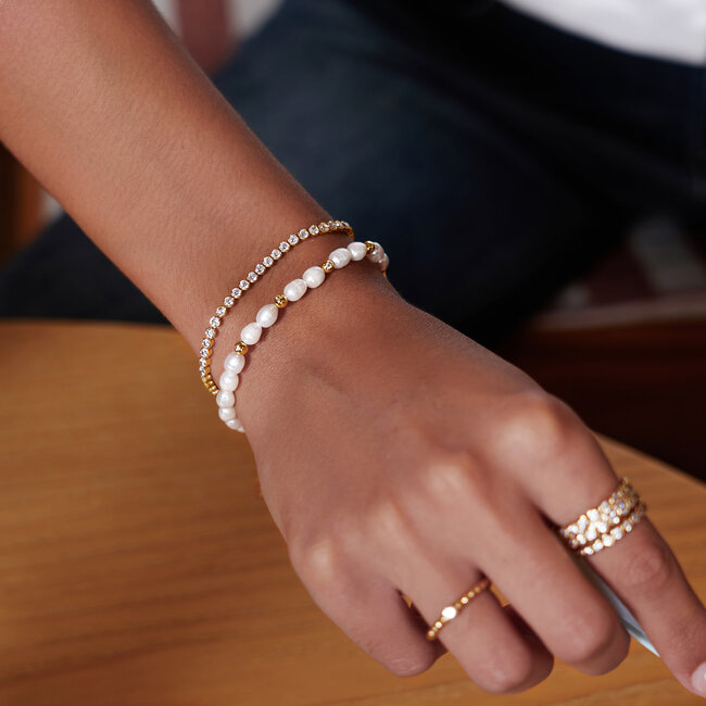 Ania Haie Armband Row Bezel Set