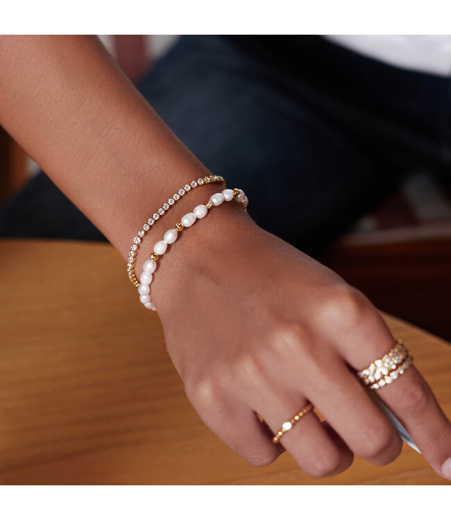 Ania Haie Armband Row Bezel Set