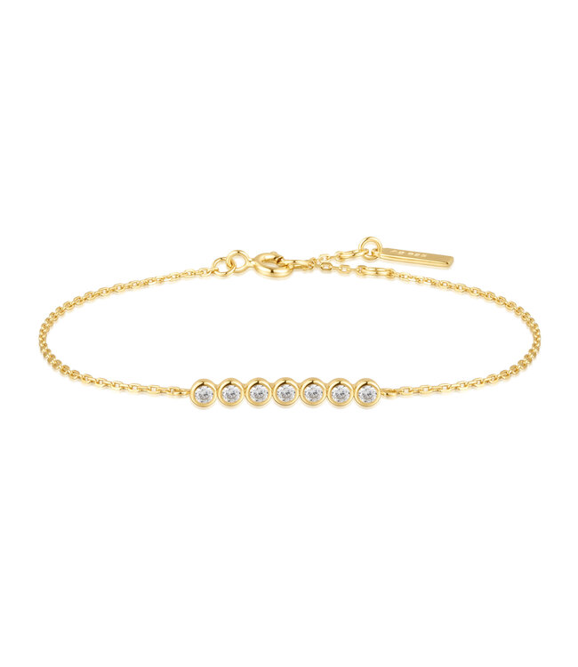Ania Haie Armband Bezel set Gold