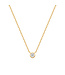 Ania Haie Halsketting Round Solitaire Cubic Zirconia Gold