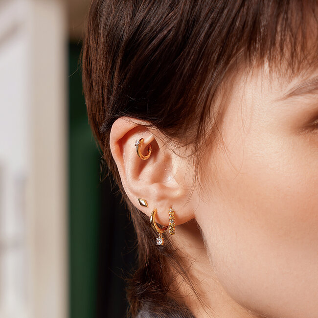 Ania Haie Oorring Sparkle Studs