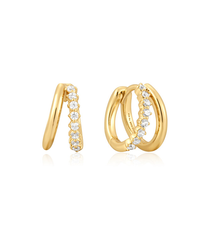 Ania Haie Oorring Double Mixed Huggies