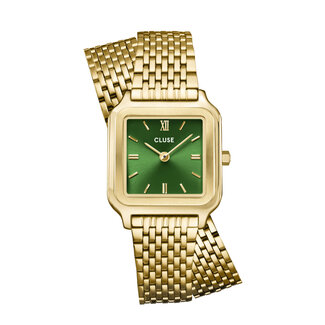 Cluse Uurwerk Gracieuse petite watch double steel, forest green, gold