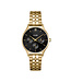 Cluse Uurwerk Minuit multifunction steel gold, black