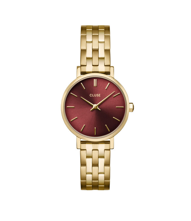 Cluse Uurwerk Boho chic petite gold, dark cherry