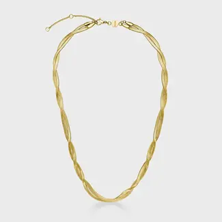 Cluse Halsketting Elevé twisted snake gold
