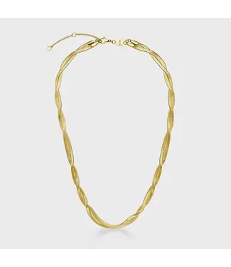 Cluse Halsketting Elevé twisted snake gold